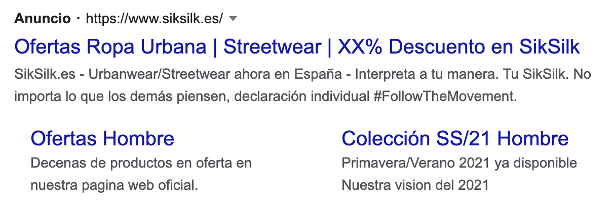 Extensión de promoción