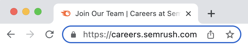 Semrush careers subdomain