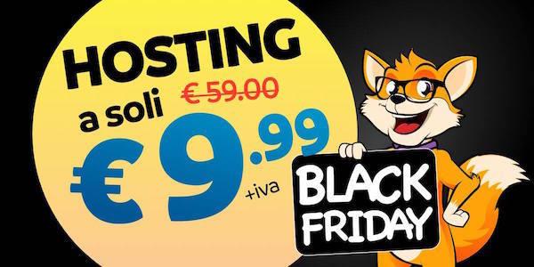 Esempio offerta online per il black friday