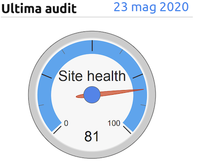 report site sudit in data studio