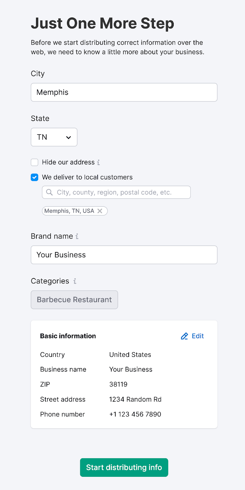 Listing Management tool