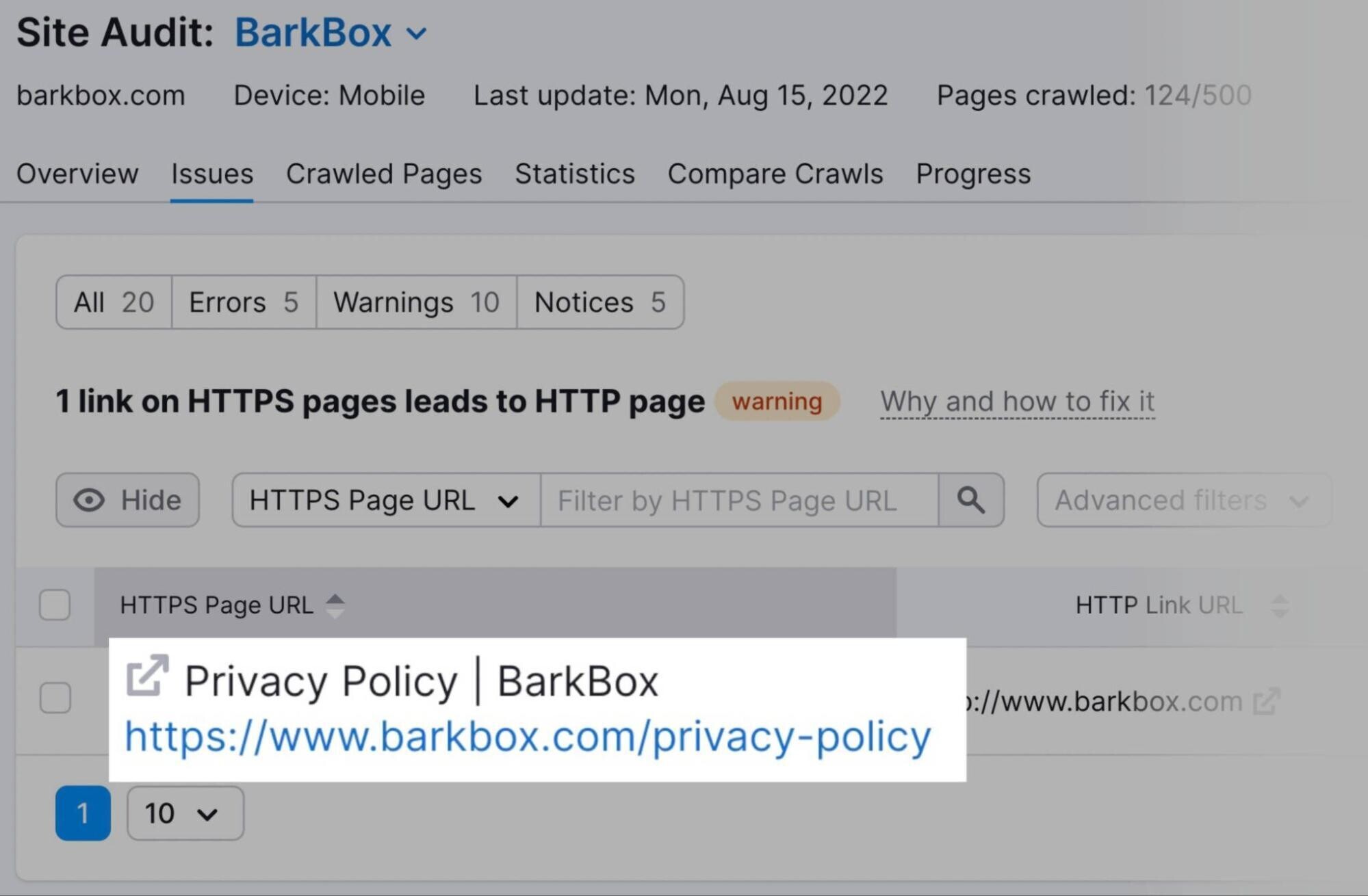 Identificando o problema de HTTPS