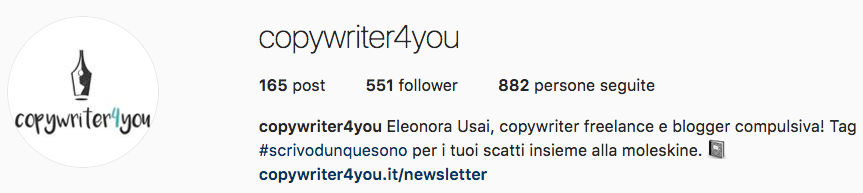 Eleonora Usai: account Instagram da seguire