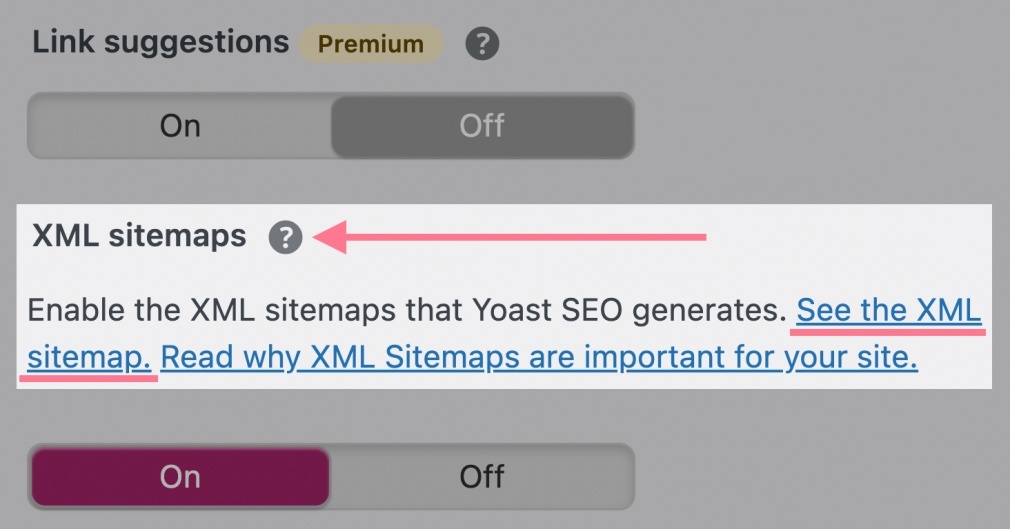 Yoast SEO XML sitemaps