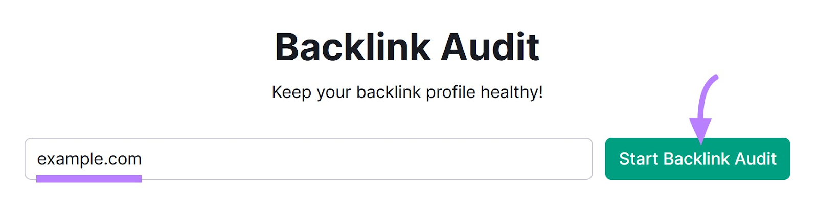 Backlink Audit tool