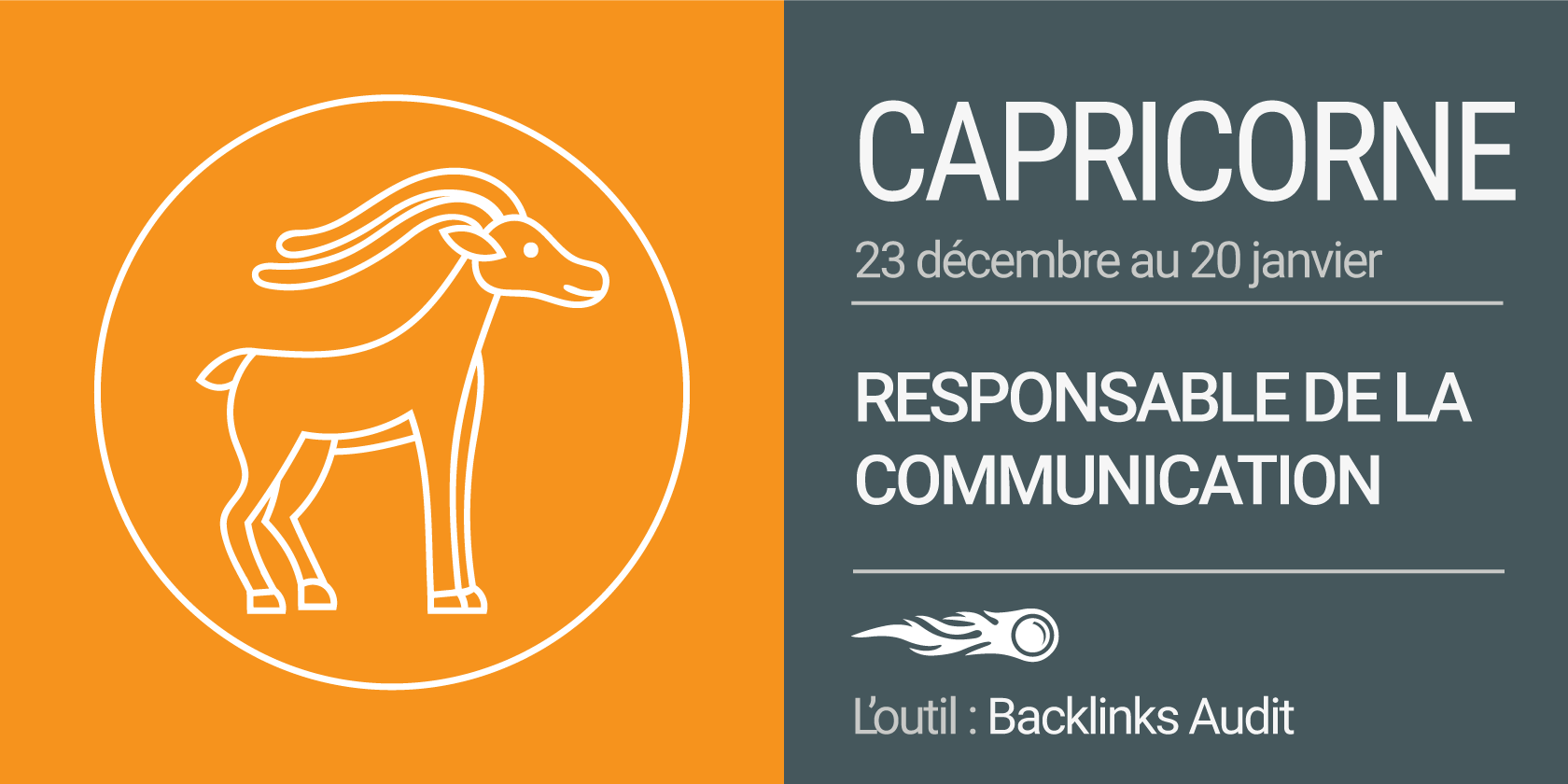 Horoscope SEMrush - Capricorne - Responsable de la communication