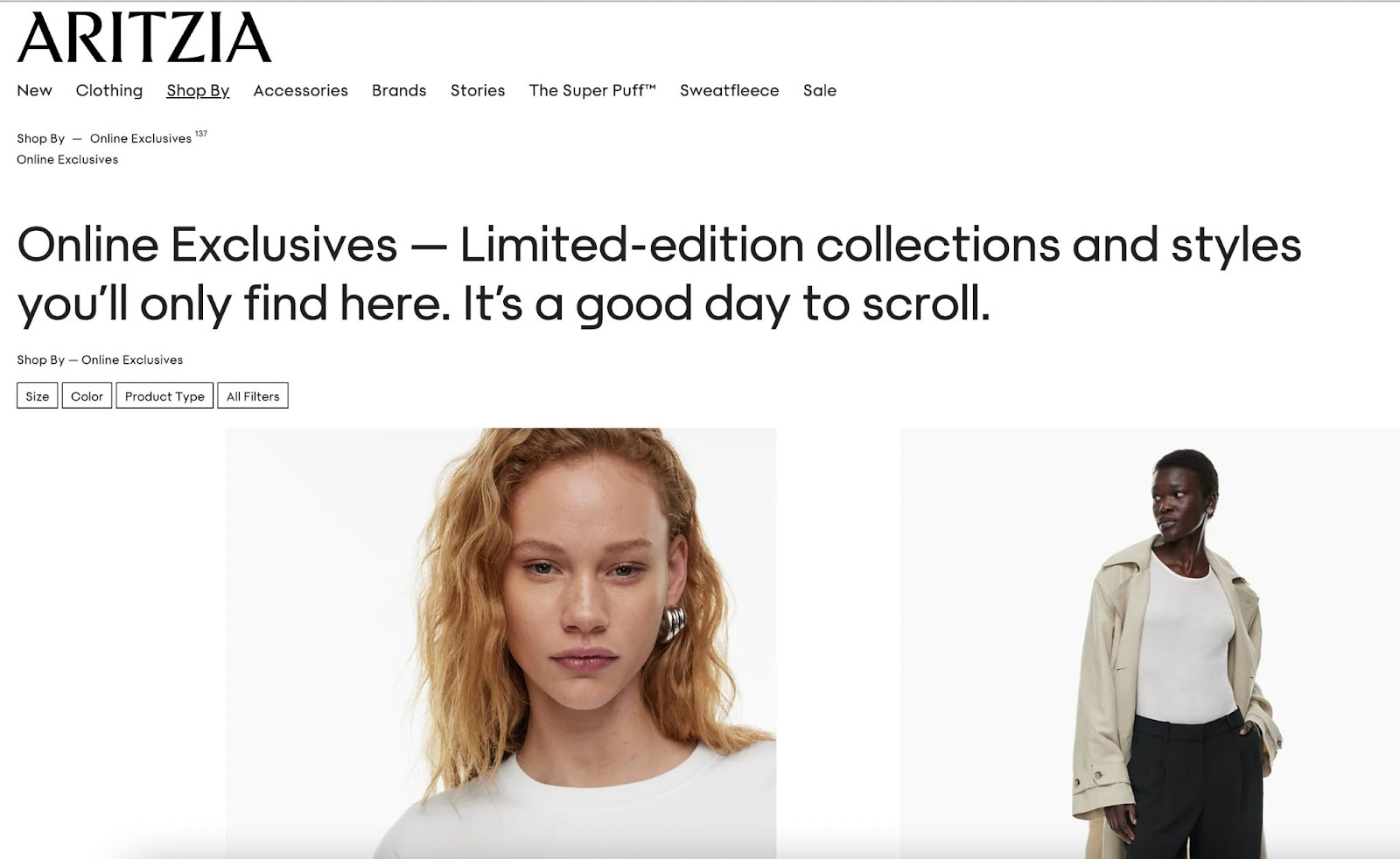 Aritzia’s limited-edition collection