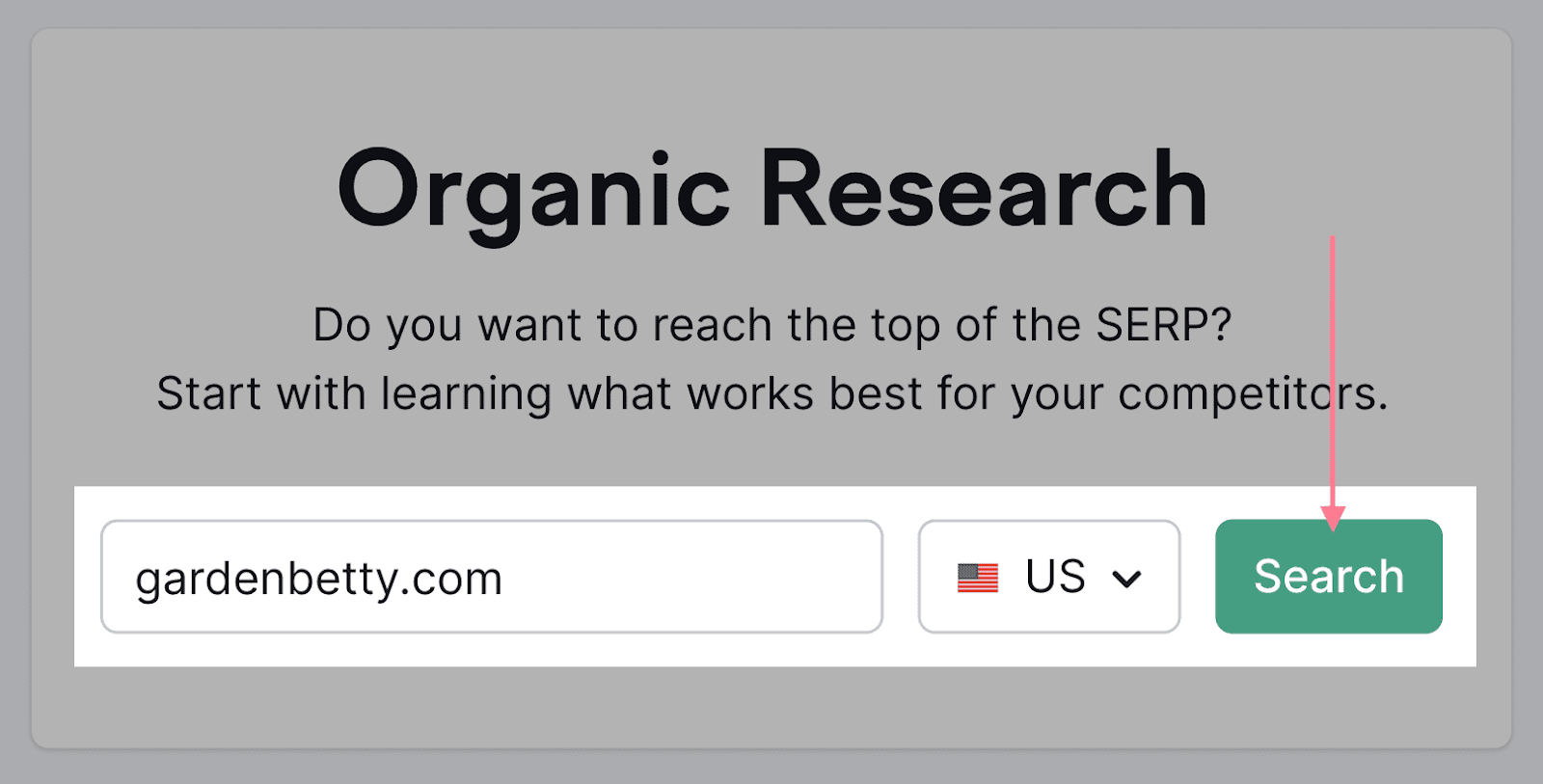 organic research tool