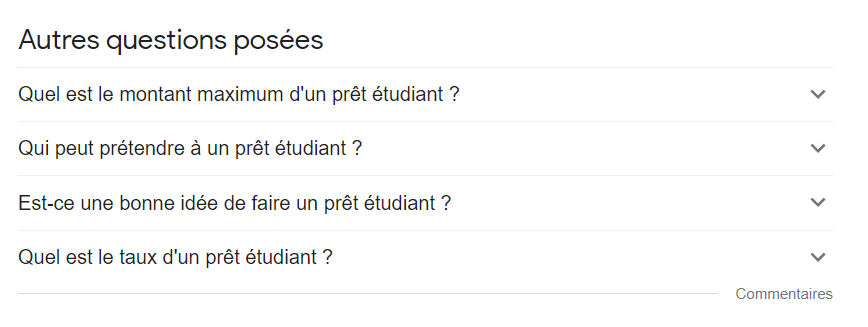 Autres questions posées