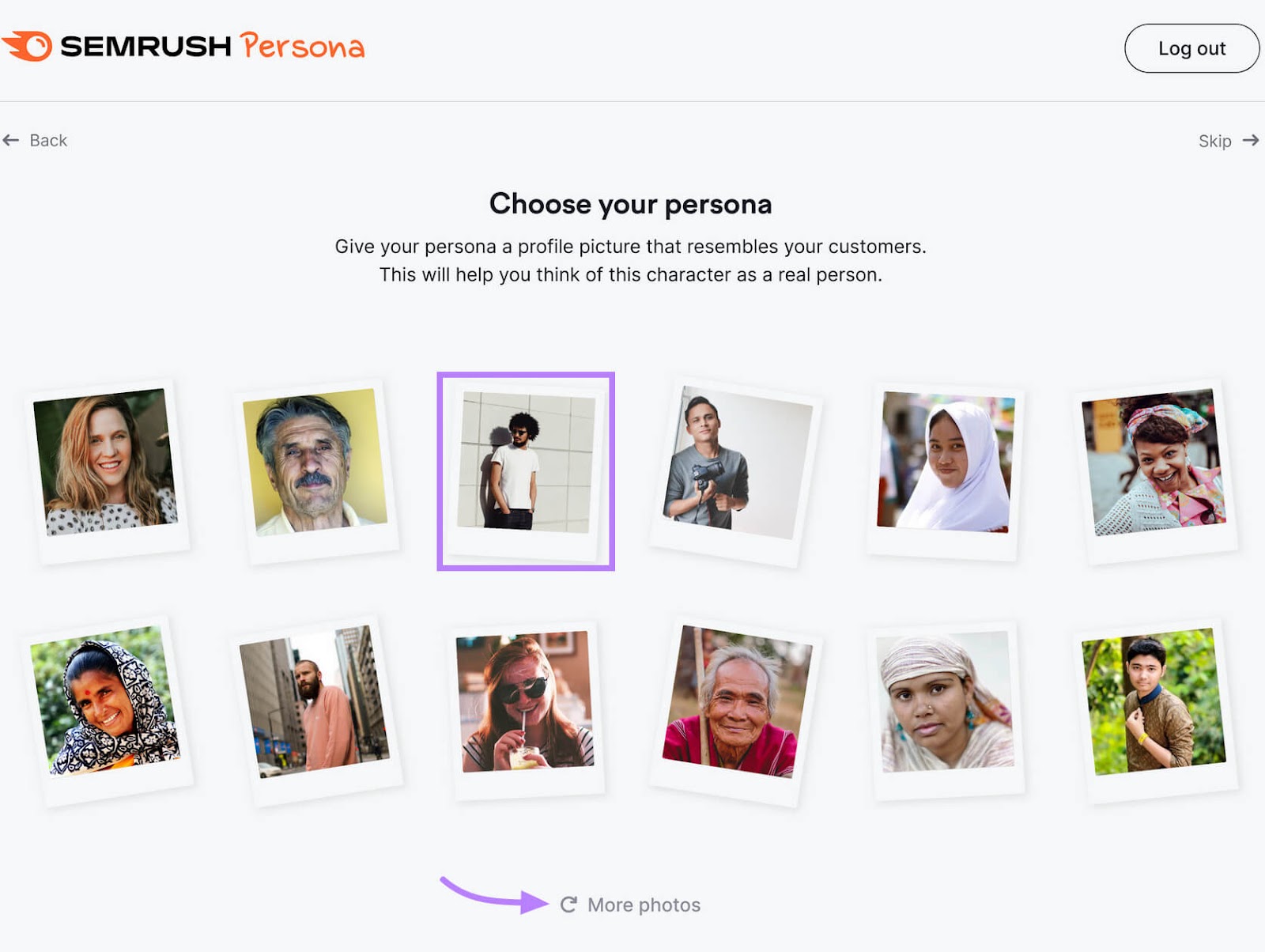 Personas templates successful  Semrush Persona tool
