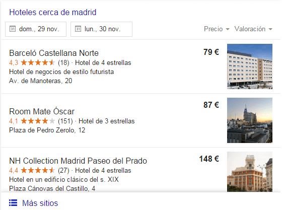 SEO local - Buscar en una ciudad concreta