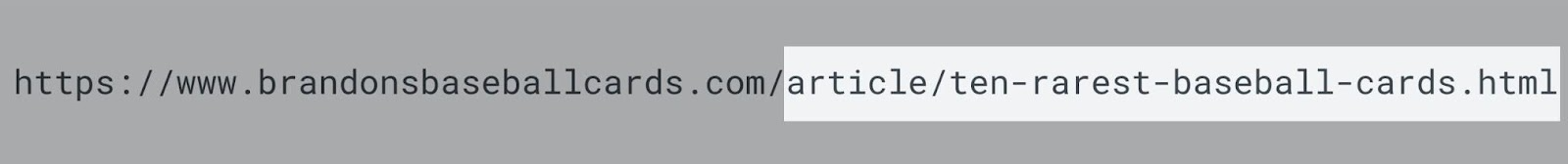 Aspecto de una URL optimizada