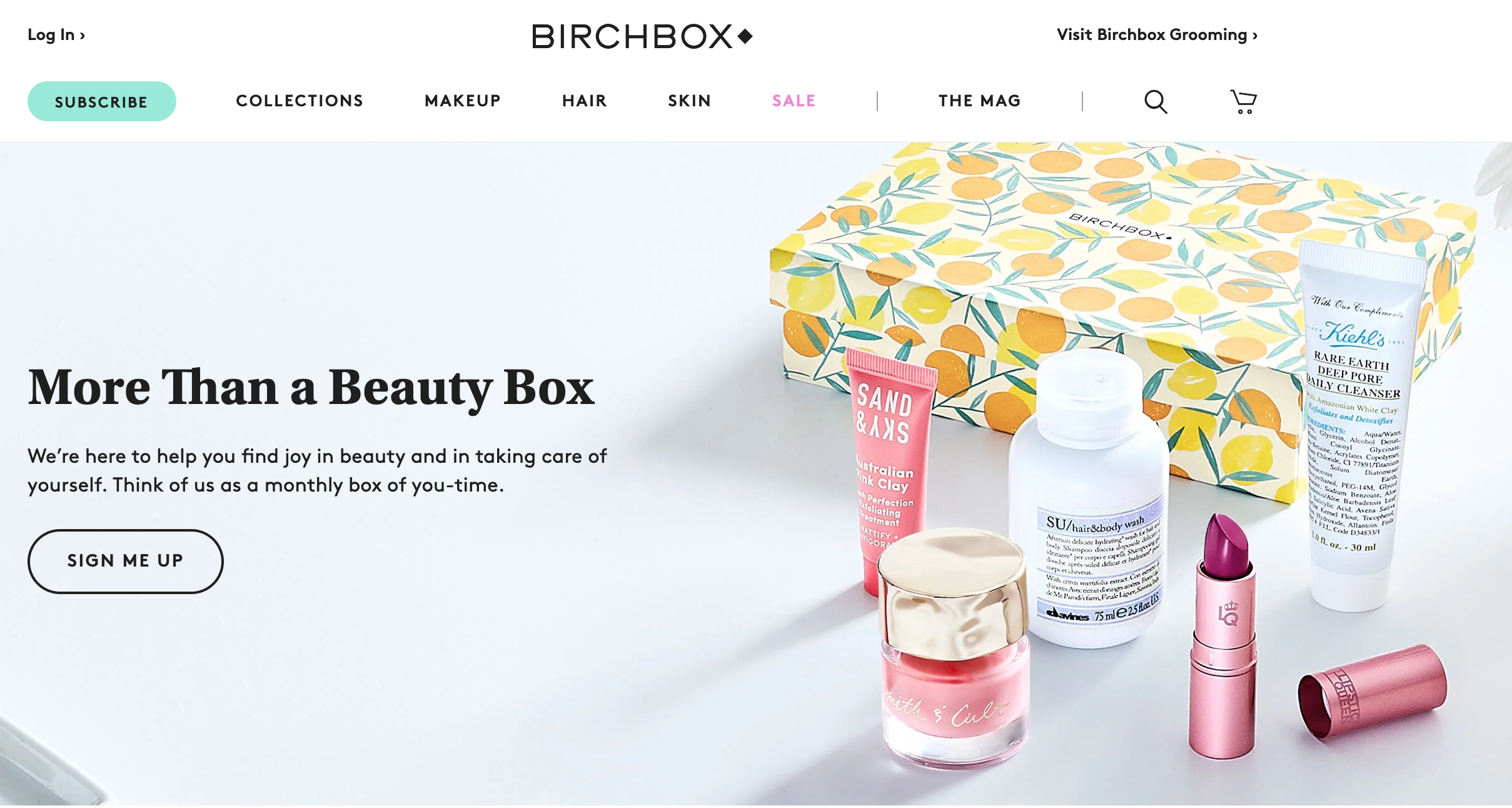 Le site BirchBox.com