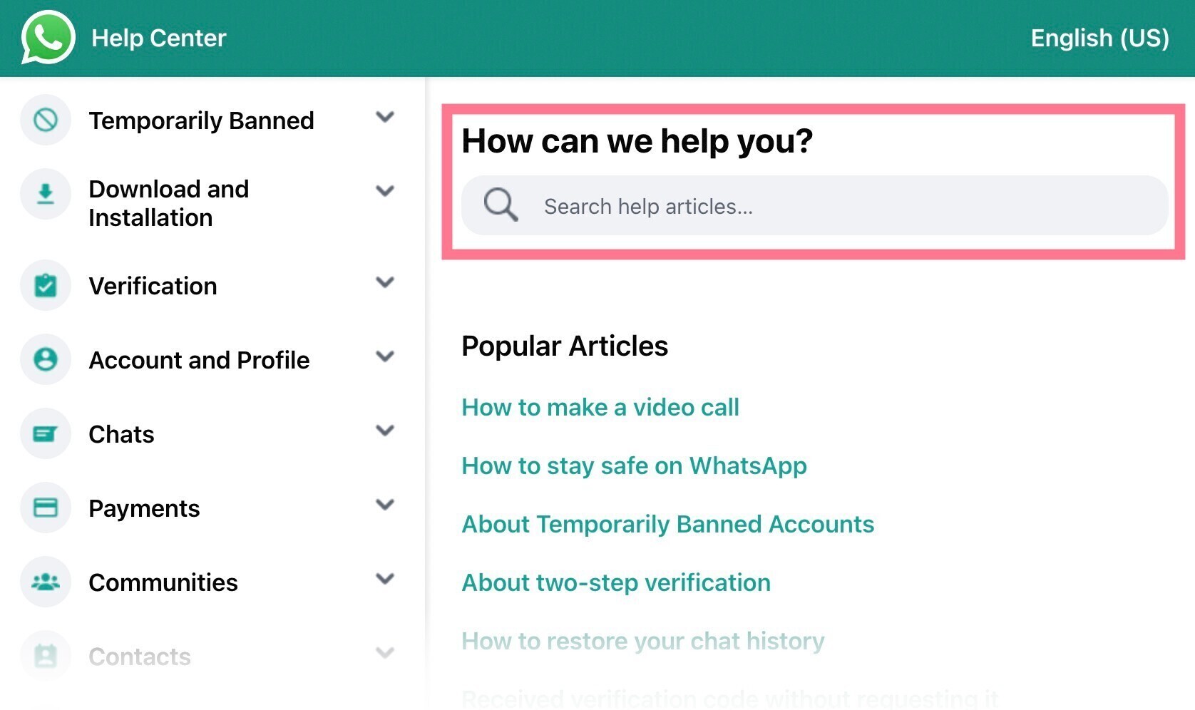 whatsapp faqs