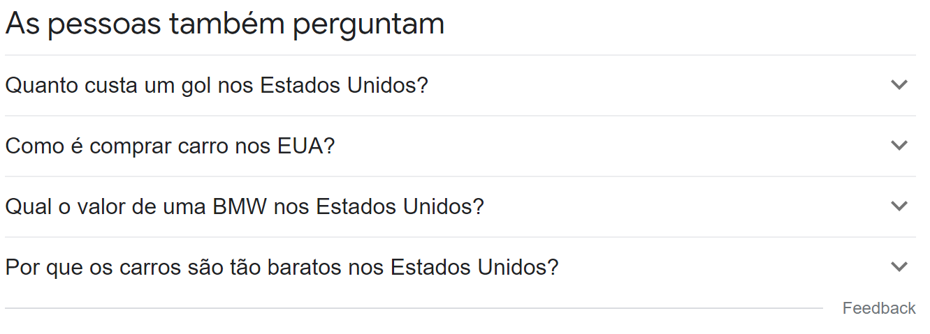 técnicas de seo - exemplo de as pessoas também perguntam no google