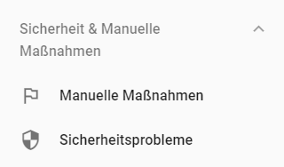 Manuelle Maßnahmen in der Google Search Console