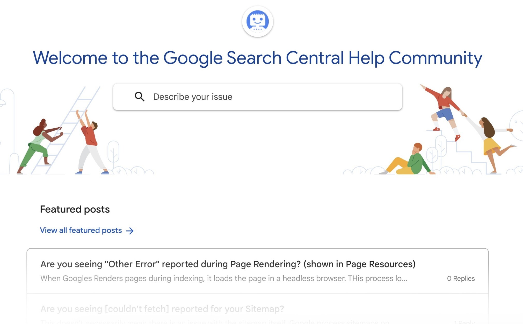 google search central help community
