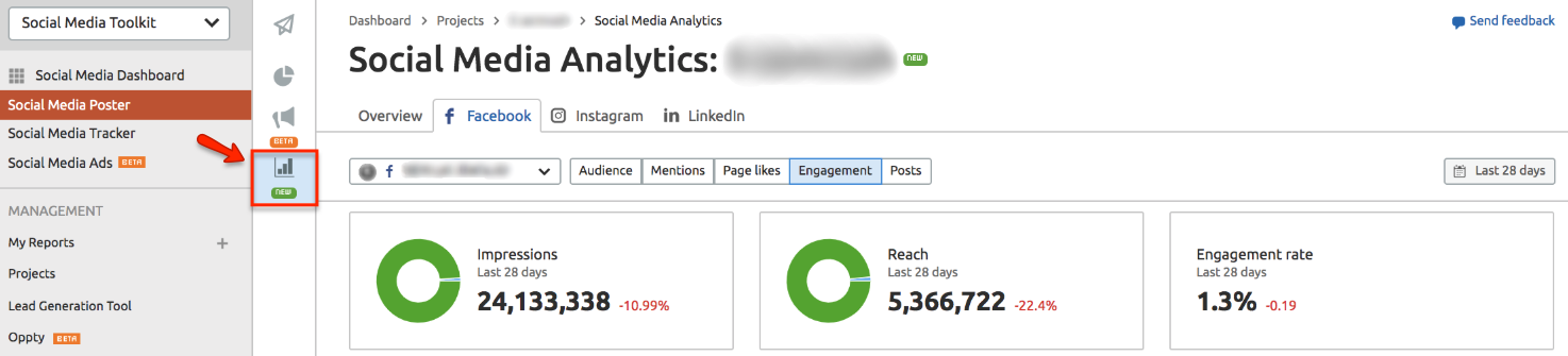 Subdomain Traffic Analysis and Social Media: SEMrush Tool Updates [June 2020]. Image 8