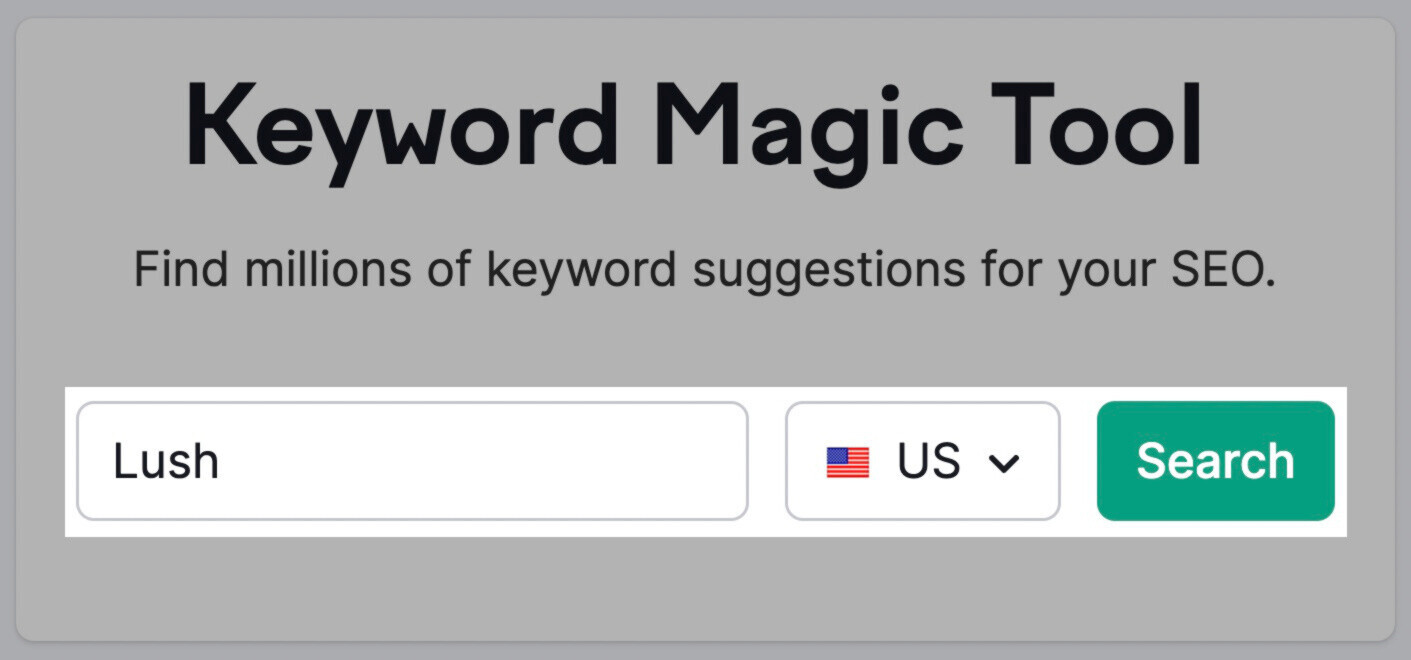 keyword magic tool