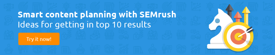 Smart content planning with SEMrush — SEO Content Template