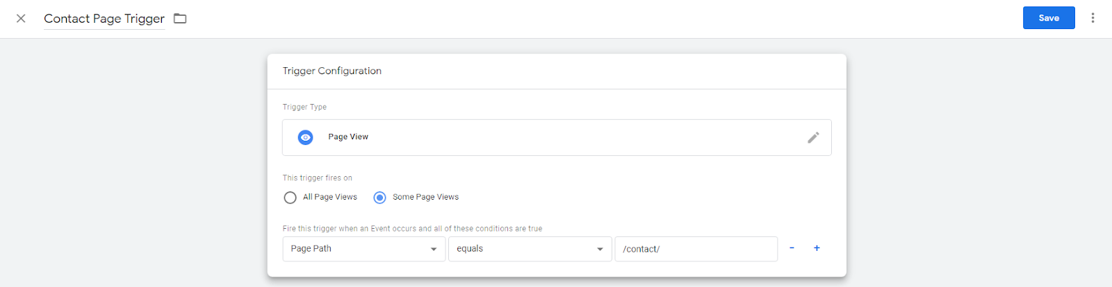 Google Tag Manager configurations