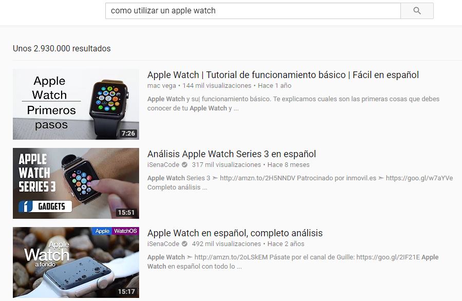 UGC YouTube Apple watch