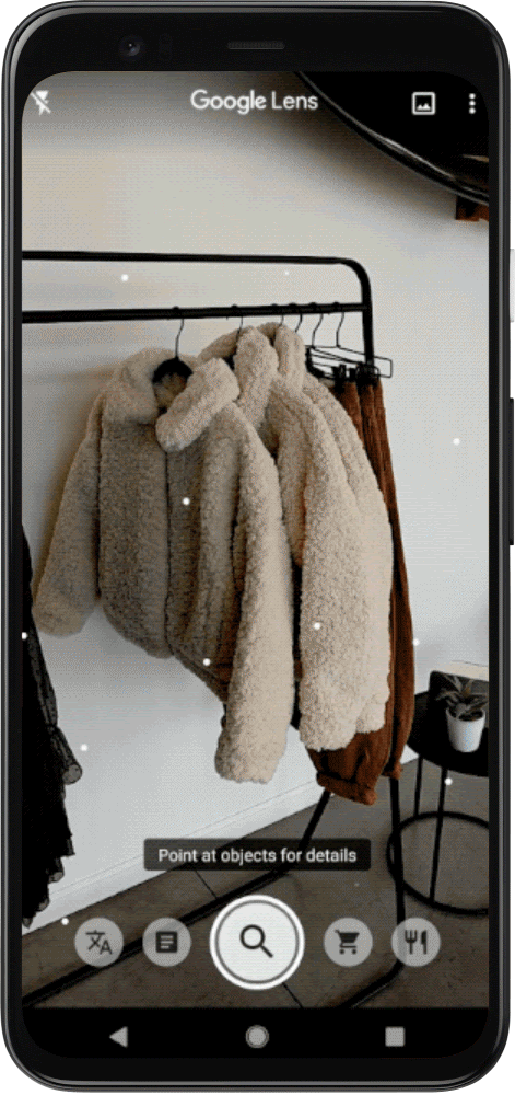 Google Lens helps users identify products.