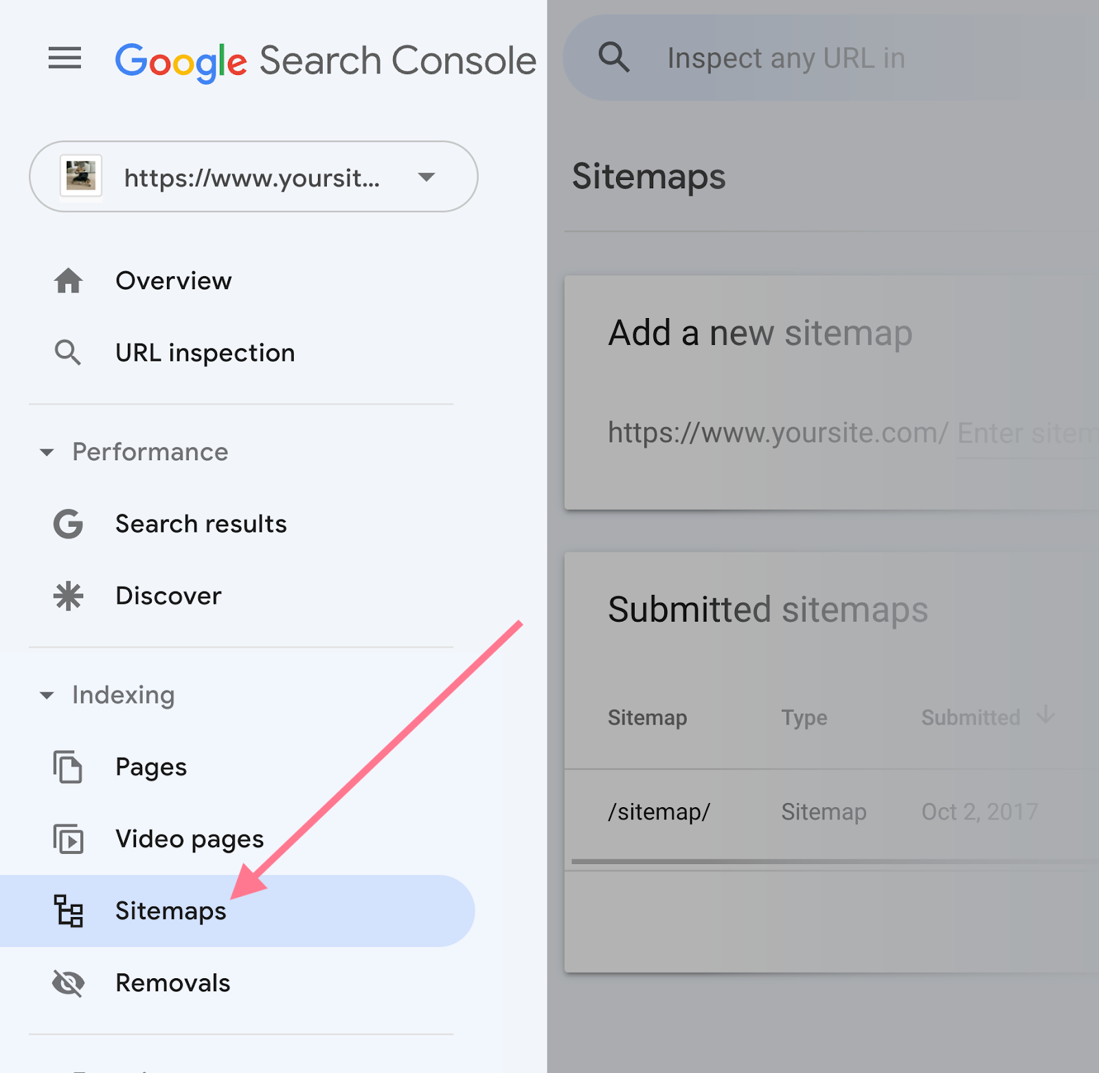 navigue vers Sitemaps