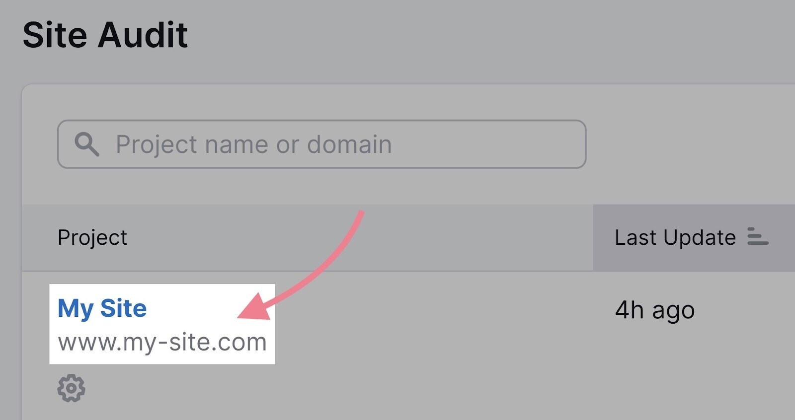 select your domain
