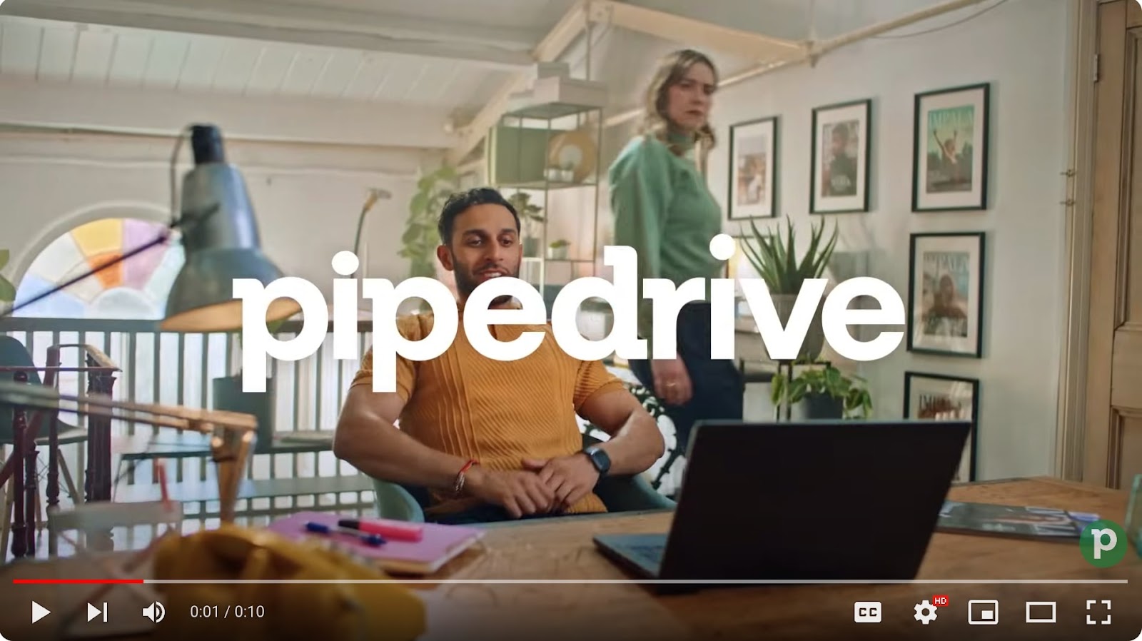 Pipedrive's video ad