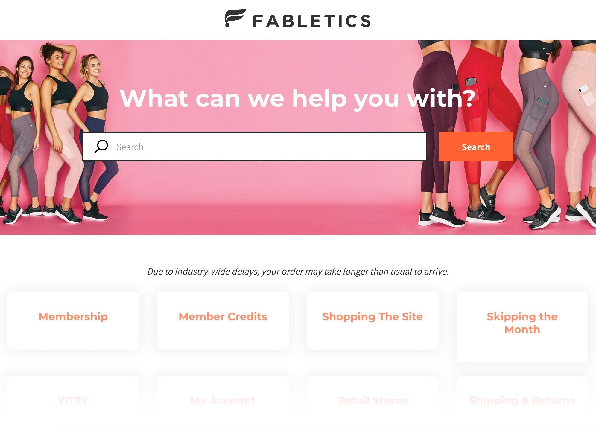 คำถามที่พบบ่อย Fabletics