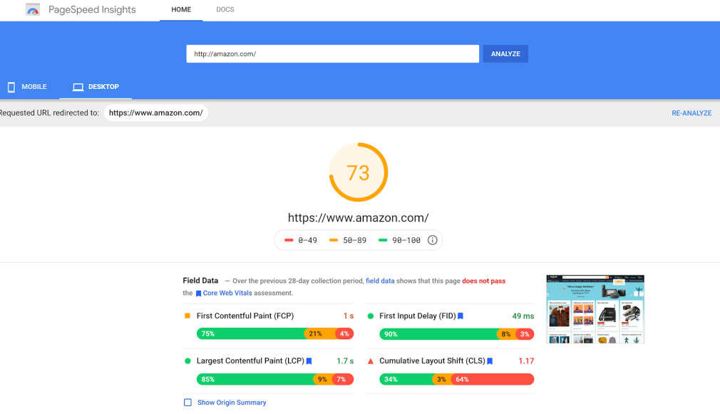 Google PageSpeed Insights