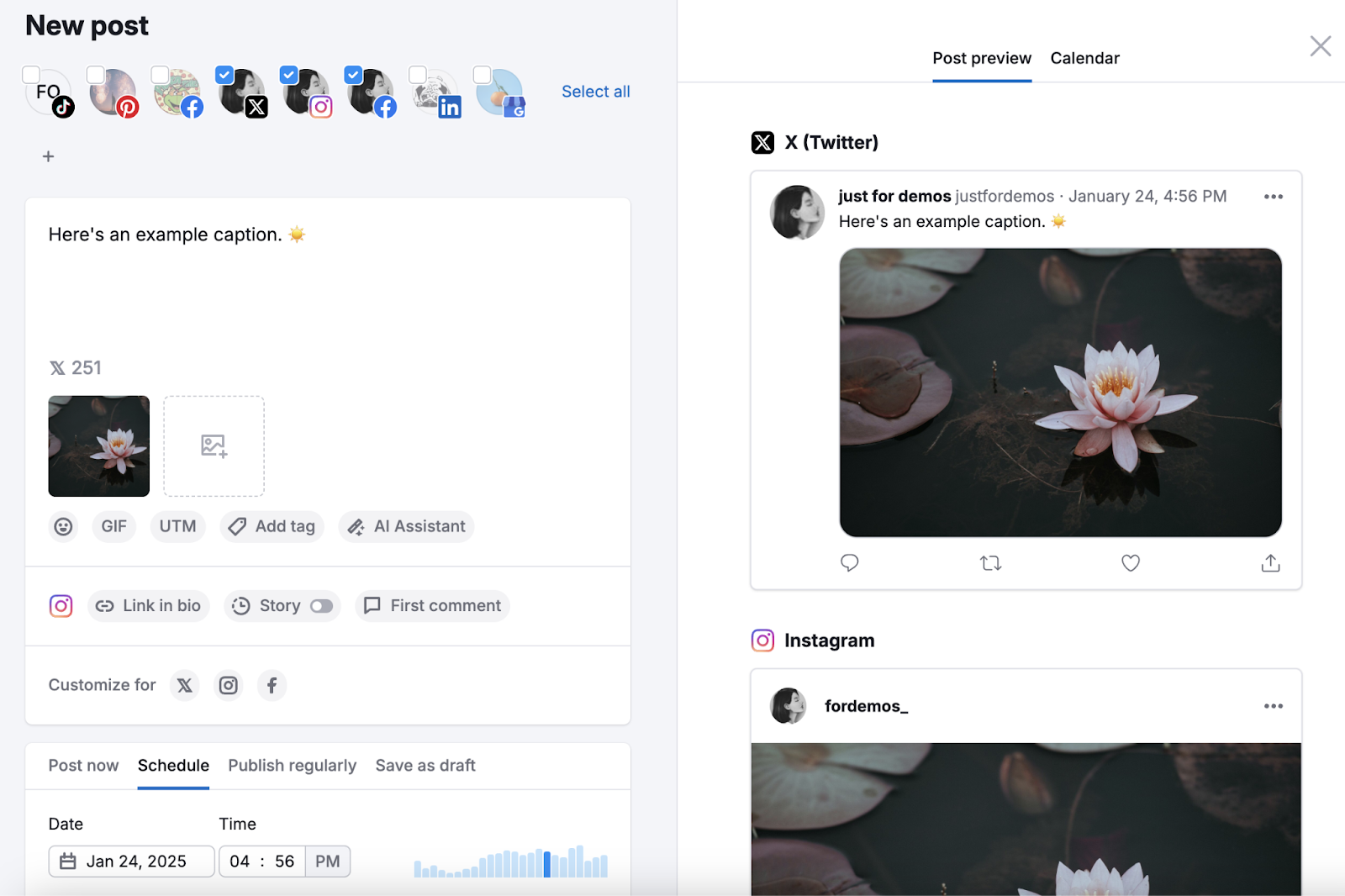 14 Best Social Media Campaigns to Inspire You in 2025 16 Semrush Social Poster has space to draft posts across platforms, add images, gifs, tags, and more.