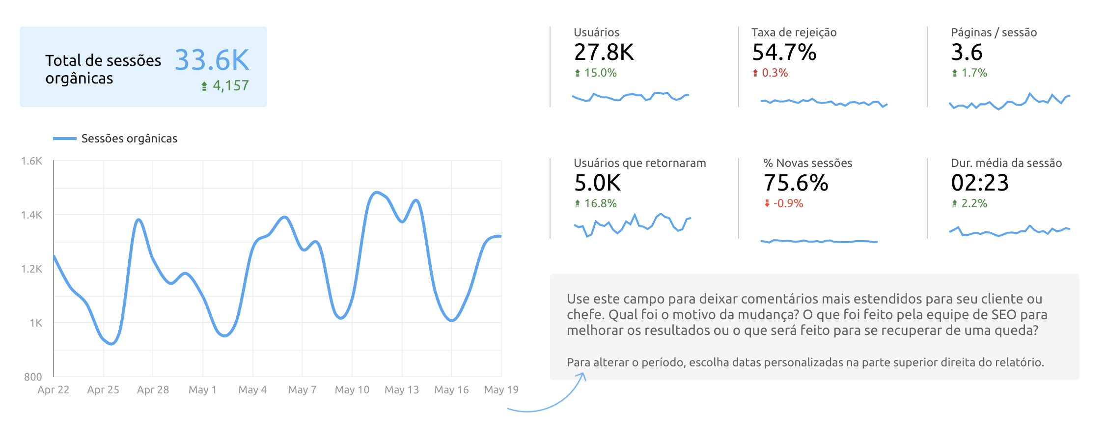 SEO Template: Organic Traffic Overview