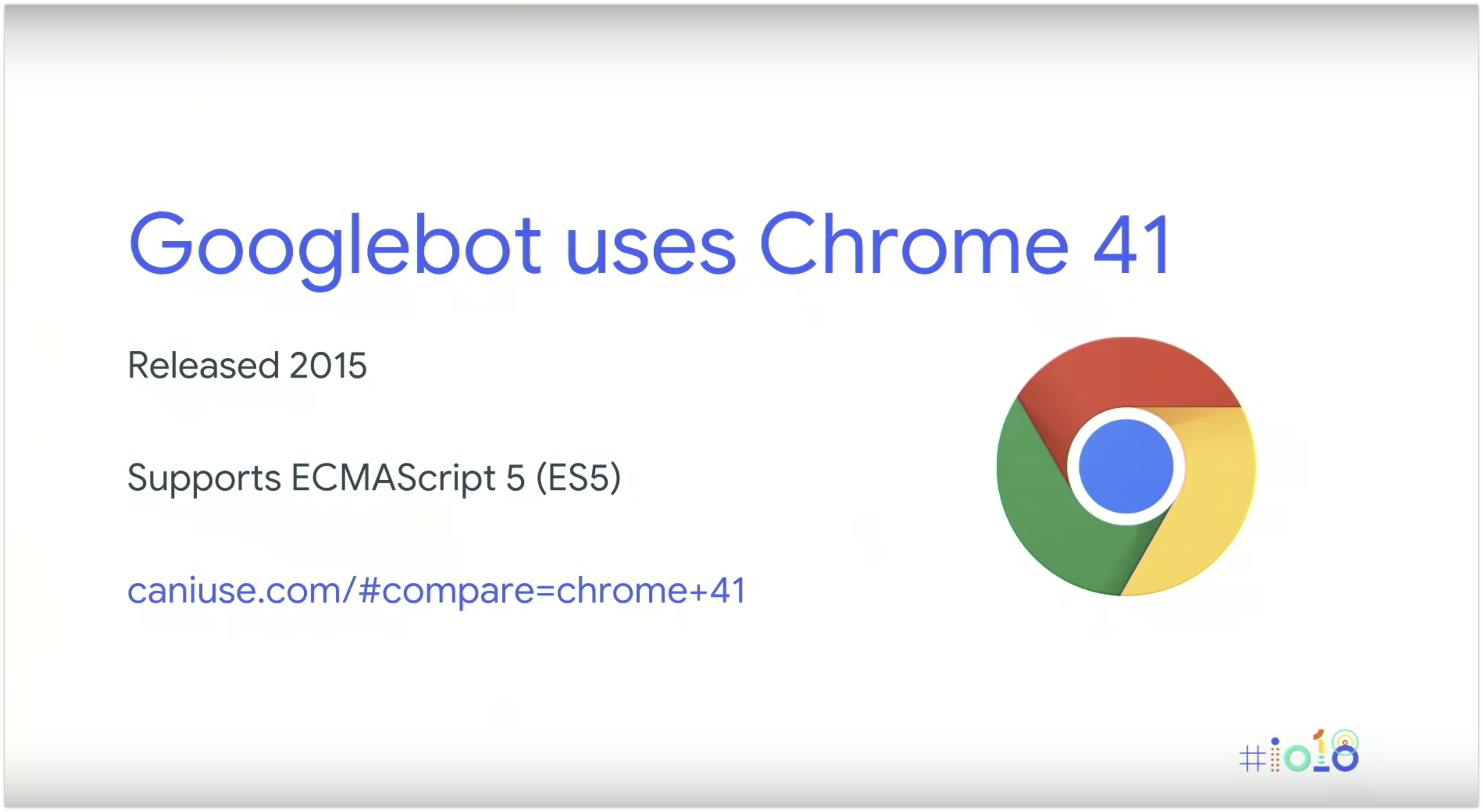 SEO e Javascript- Googlebot usa Chrome 41