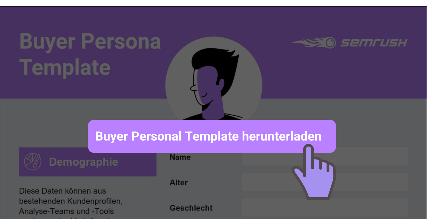 Download Buyer Persona Template Vorlage