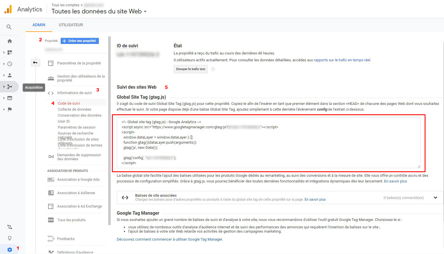 installation code tracking google analytics mesure des indicateurs clés de performance