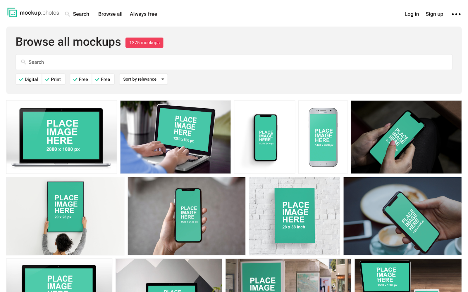 Mockup P،tos