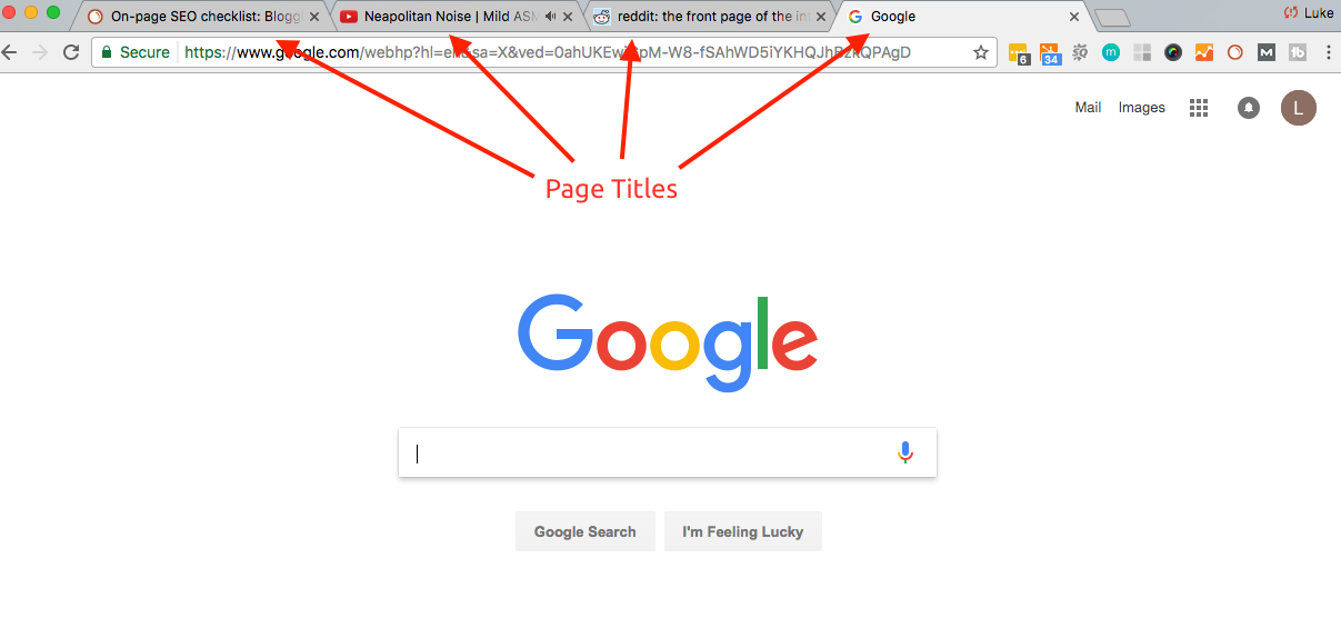 page title in browser tabs