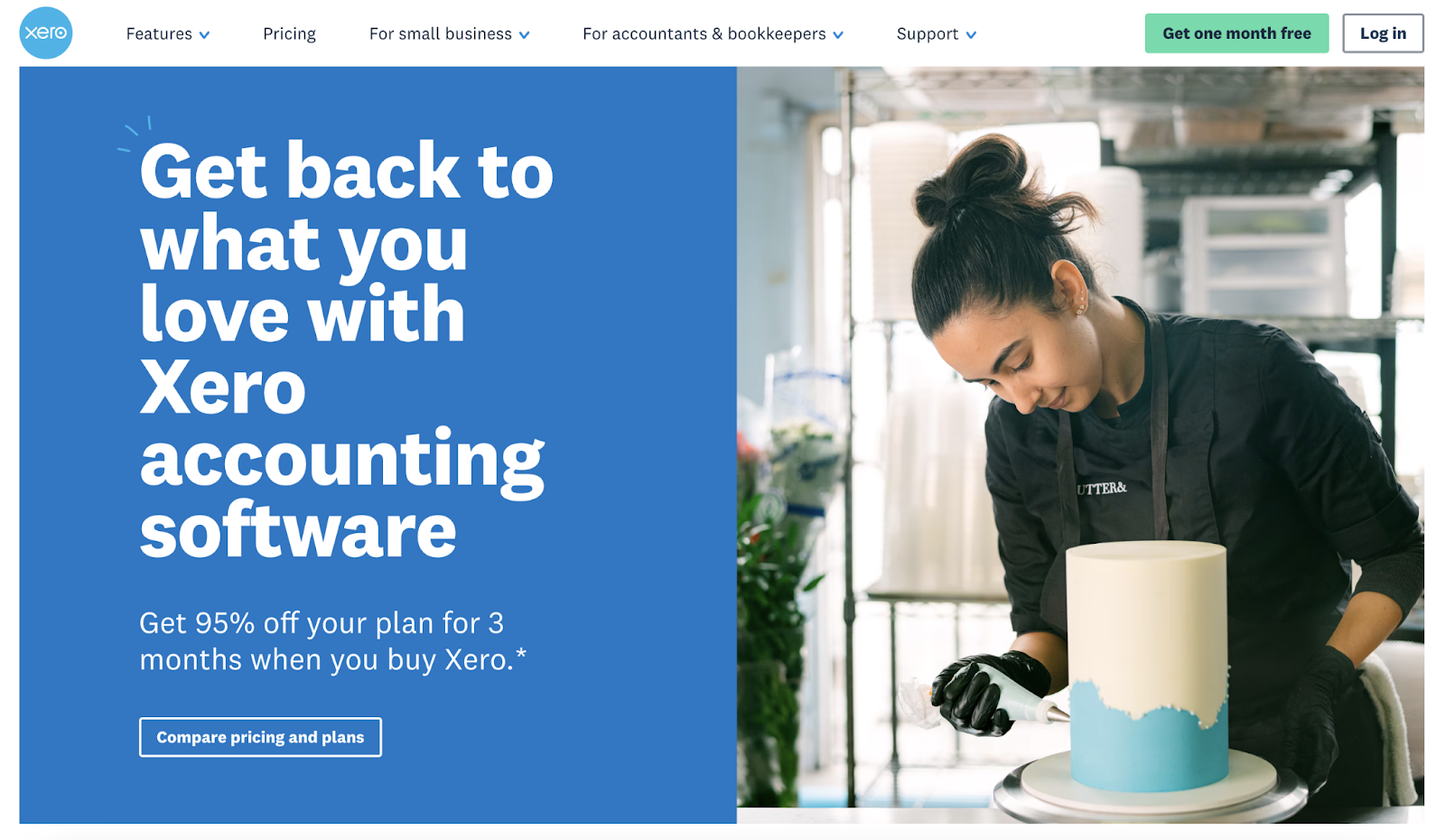 xero homepage