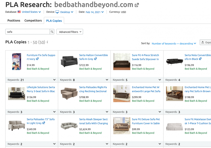 pla research semrush