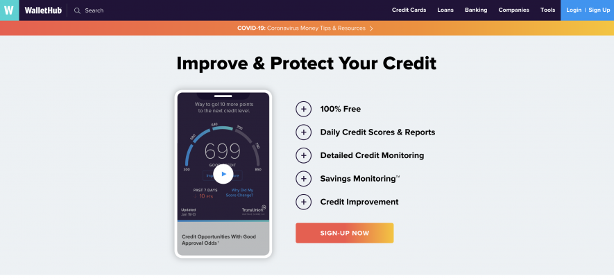 chiến lược content của WalletHub
