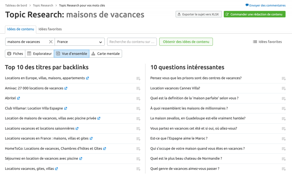 maisons de vacances