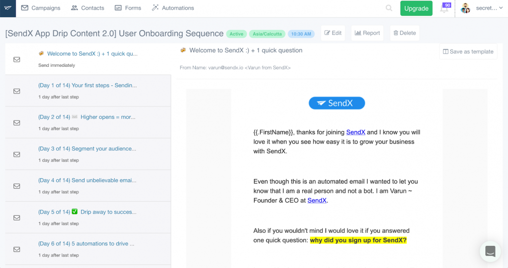Building Personal Brand through Email