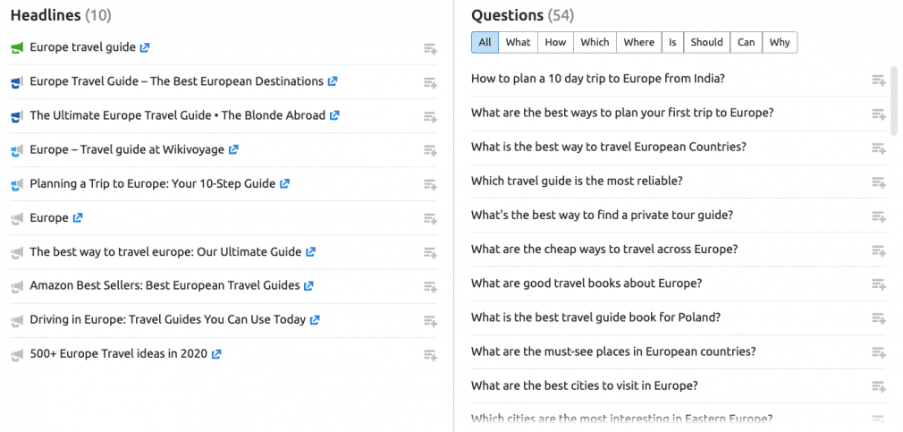 audience research with topic research