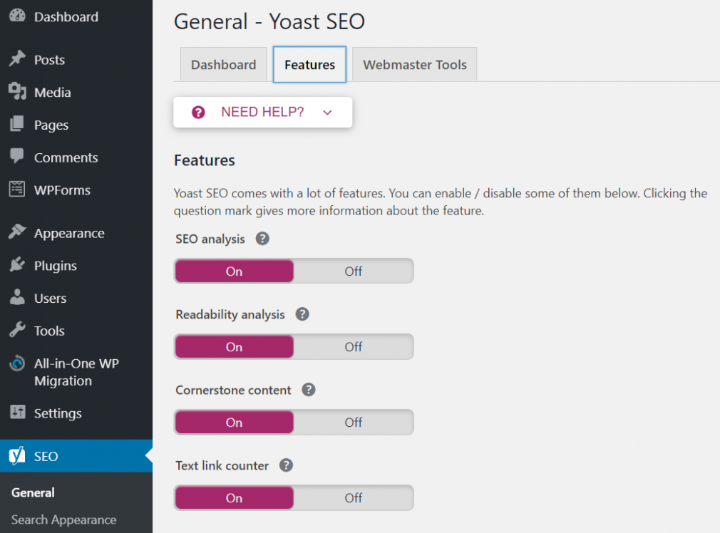 wordpress sitemap