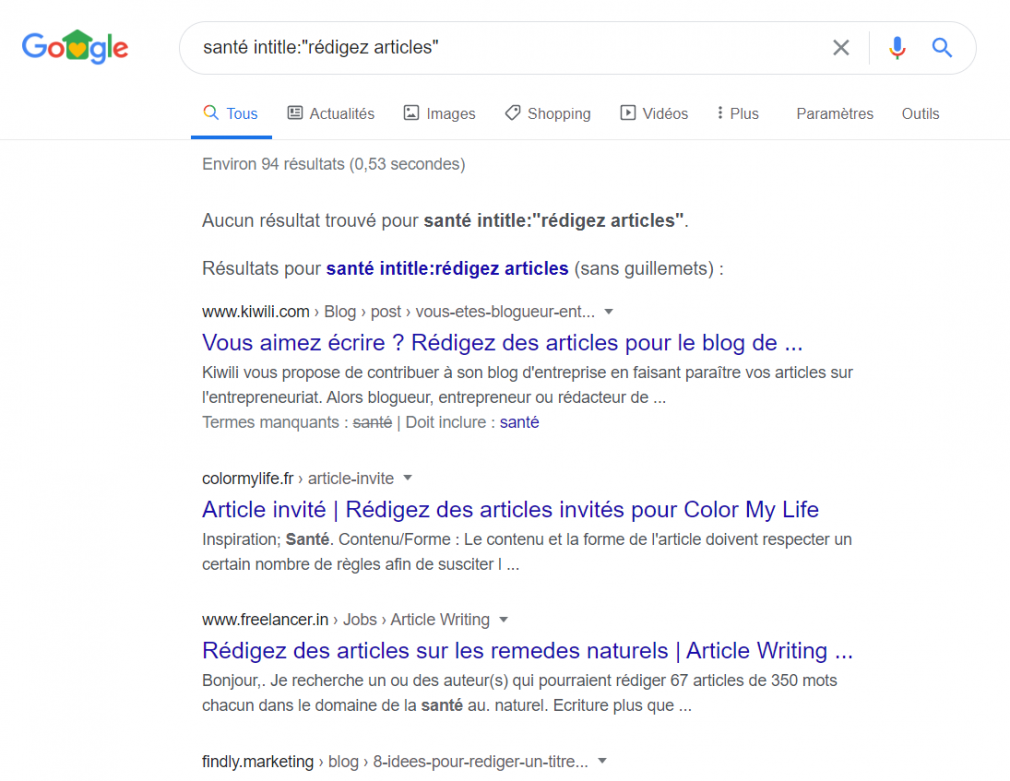 Écrivez un Guest Post santé