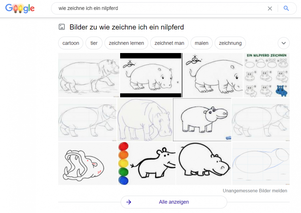 SERP-Funktion Bilder