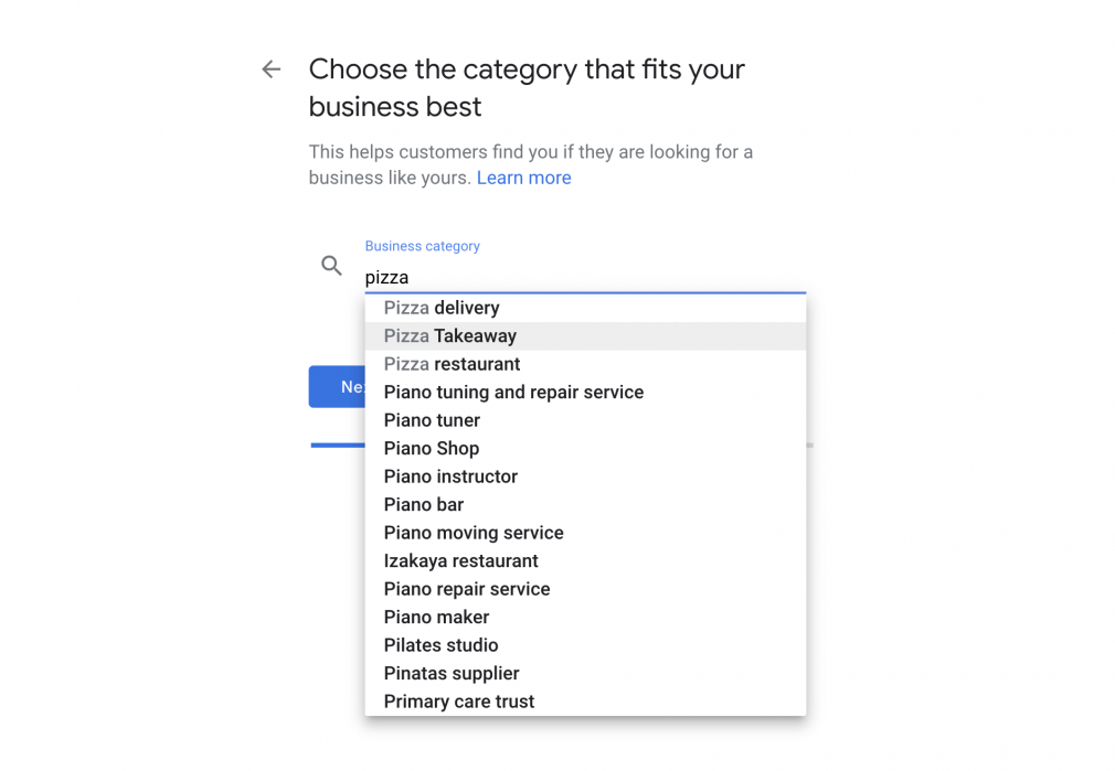 GMB Category