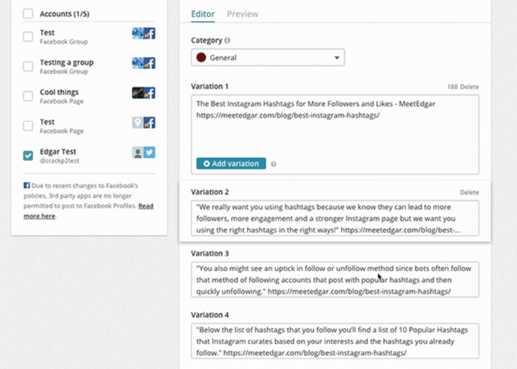repurpose content with meetedgar
